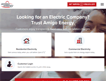 Tablet Screenshot of amigoenergy.com